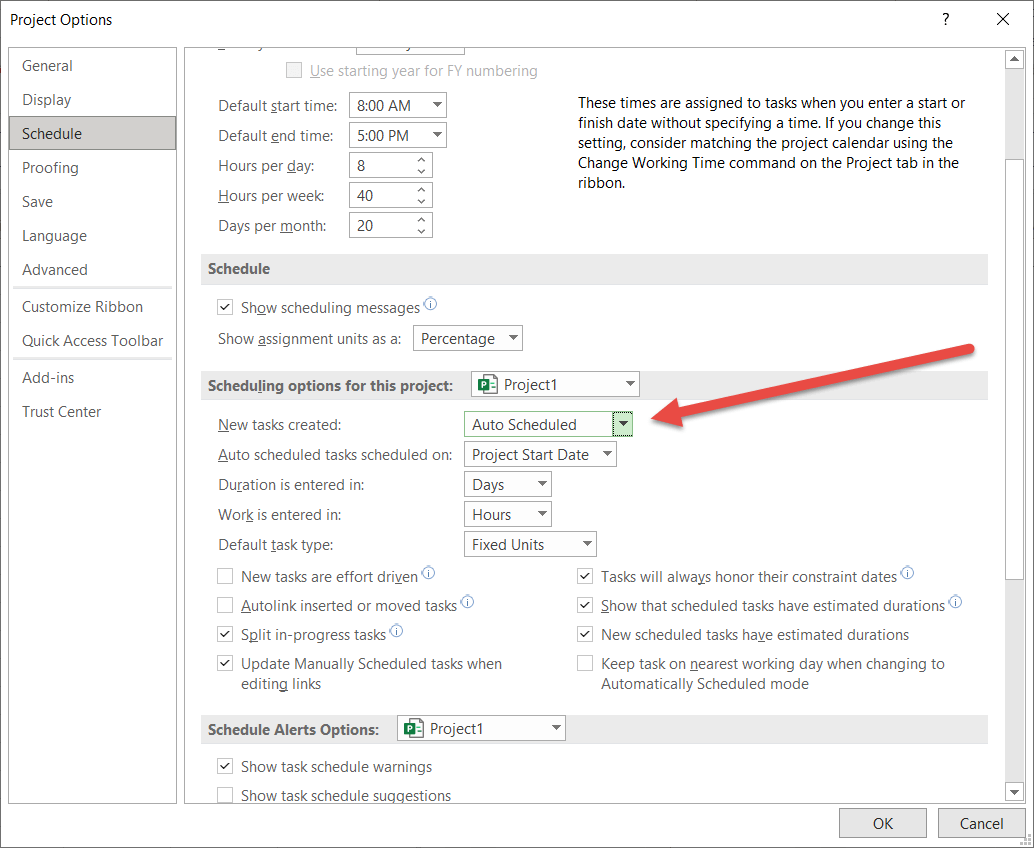 Ms Project Calendar Setup Summafinance