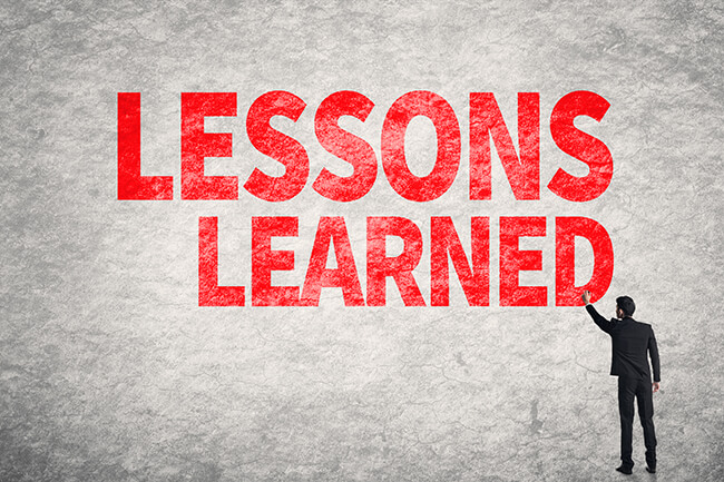 Lessons Learned in Project Management - lessons learned
